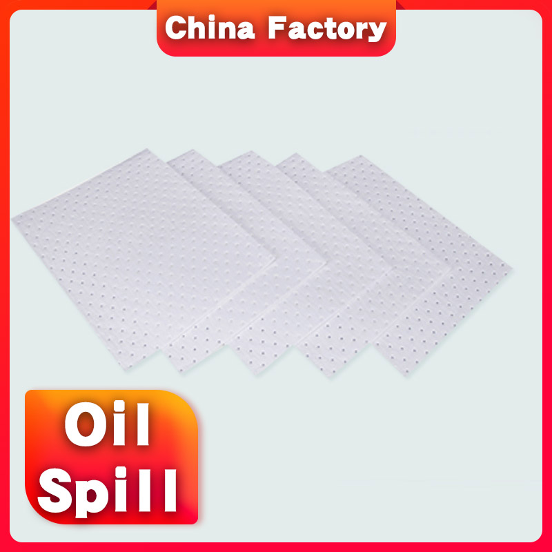 largest polypropylene oil absorbing mat for cleaning up oil spill