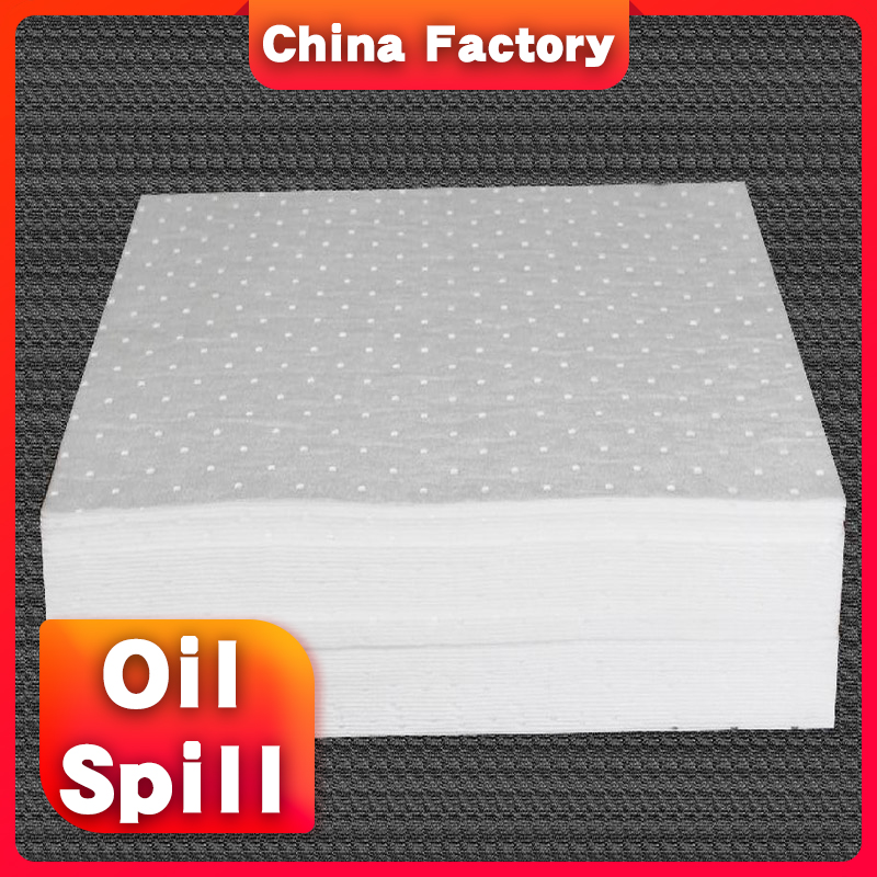 water surface 100% PP fabrics oil absorbing sheet for Leak proof contractor