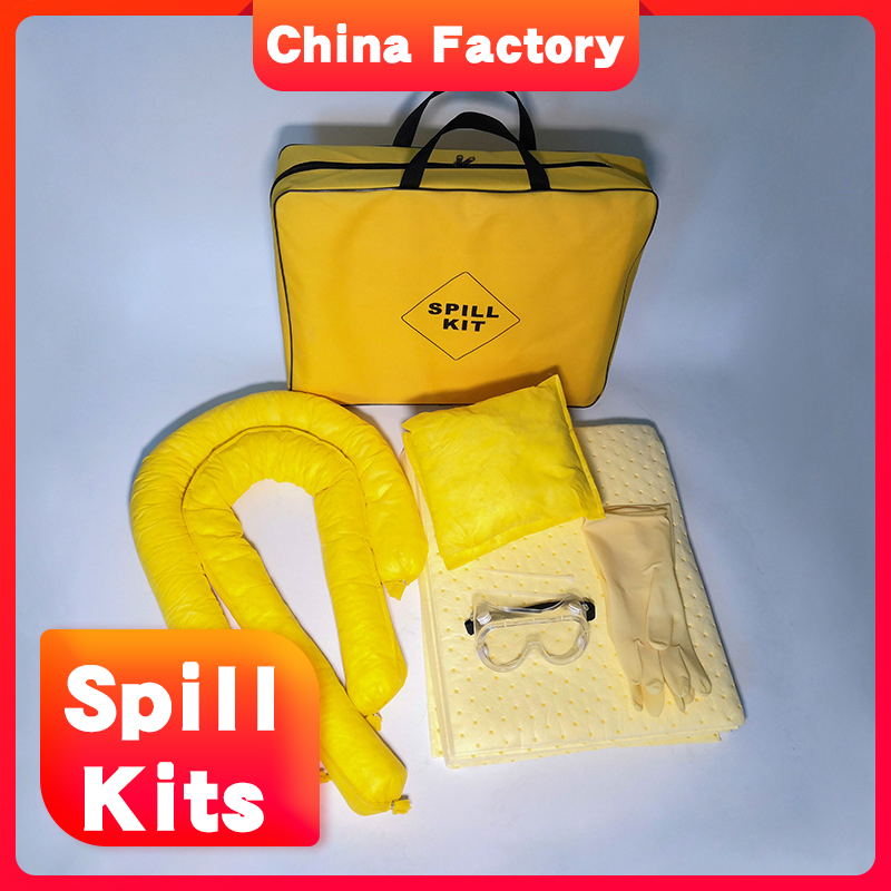 Free Samples 60 gallon hazmat spill kit in lab spill