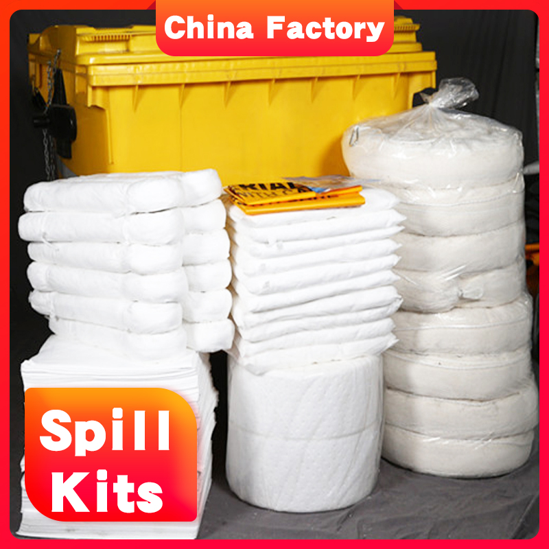 Best price 1000 litres oil spill kit for Oil spill from plastic factory