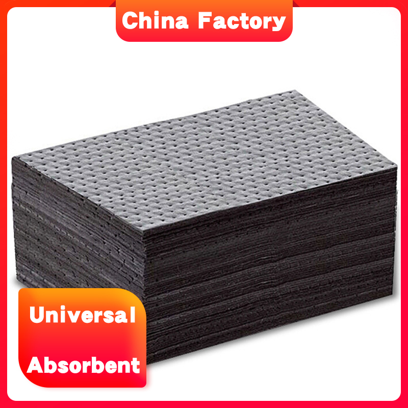 Professional manufacture Oil water treatment universal absorb pad for clean liquid spill leakage