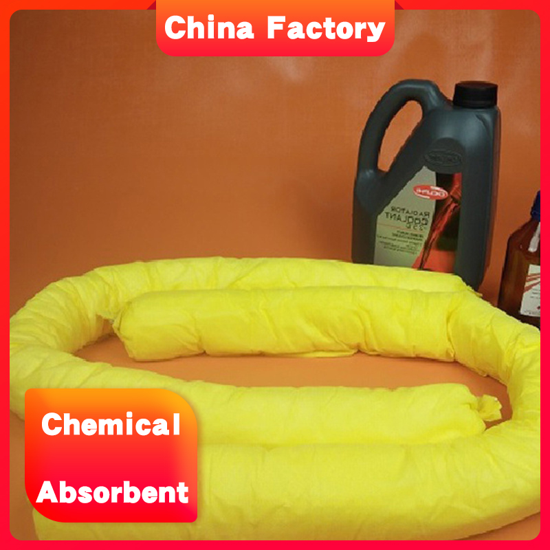 quickly absorbent Corrosive liquid hazardous absorb sock for spill pollution control