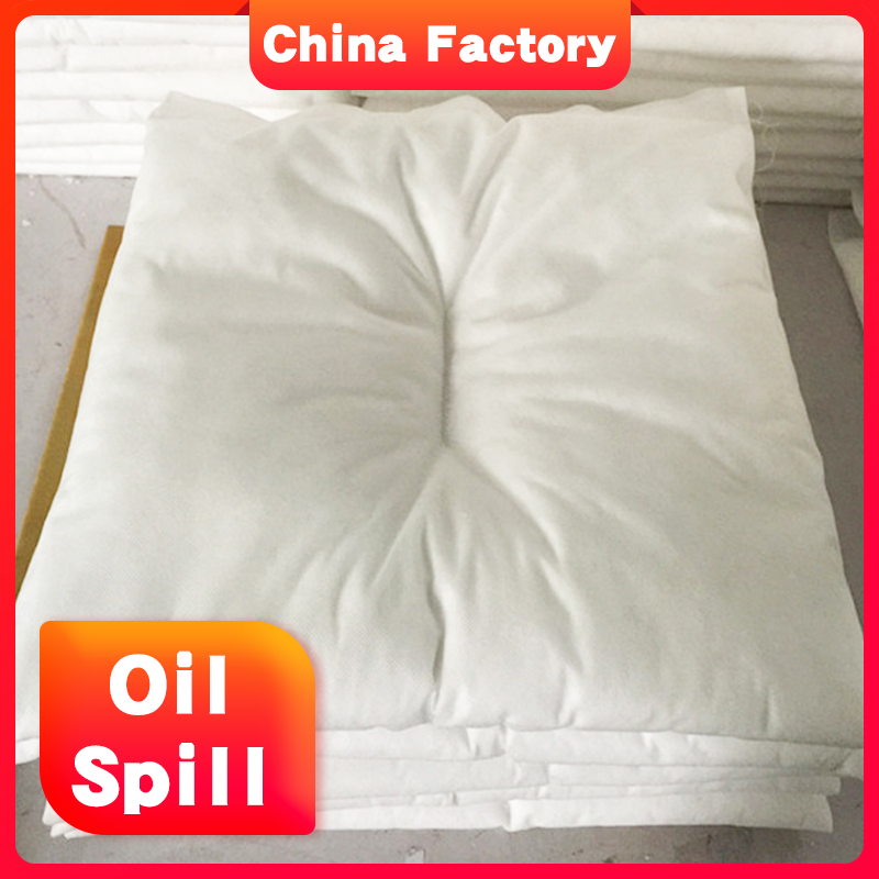 Wholesale Multi capacity leakage oil sorbent pillow for Oil spill in food processing industry