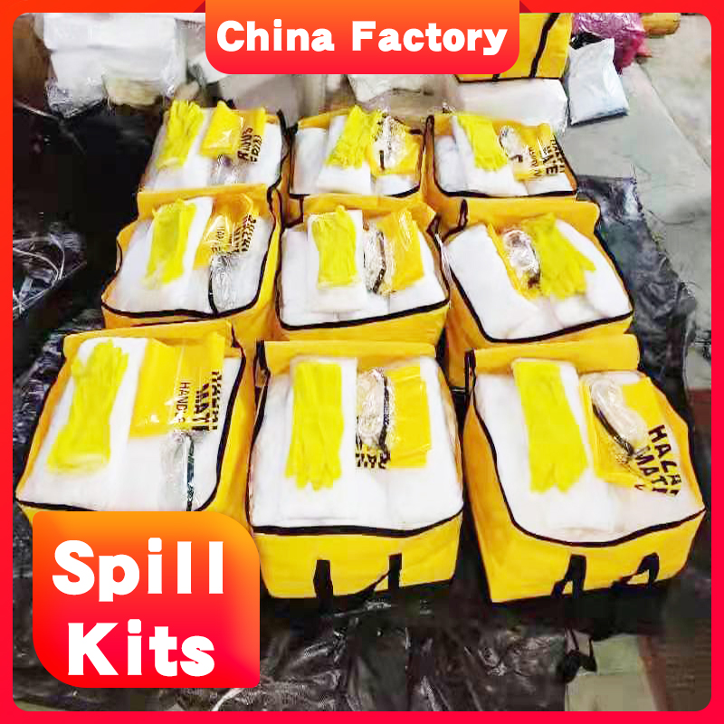 Customized Service yellow spill kit for Oil spill from train factory