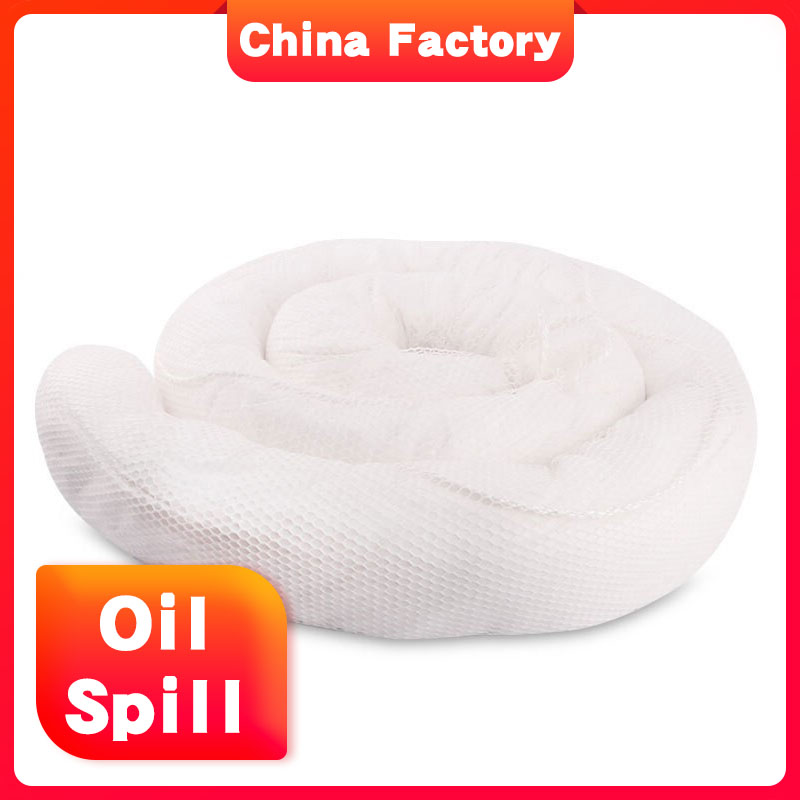 customized engine oil oil absorber sock for Public security fire oil spill