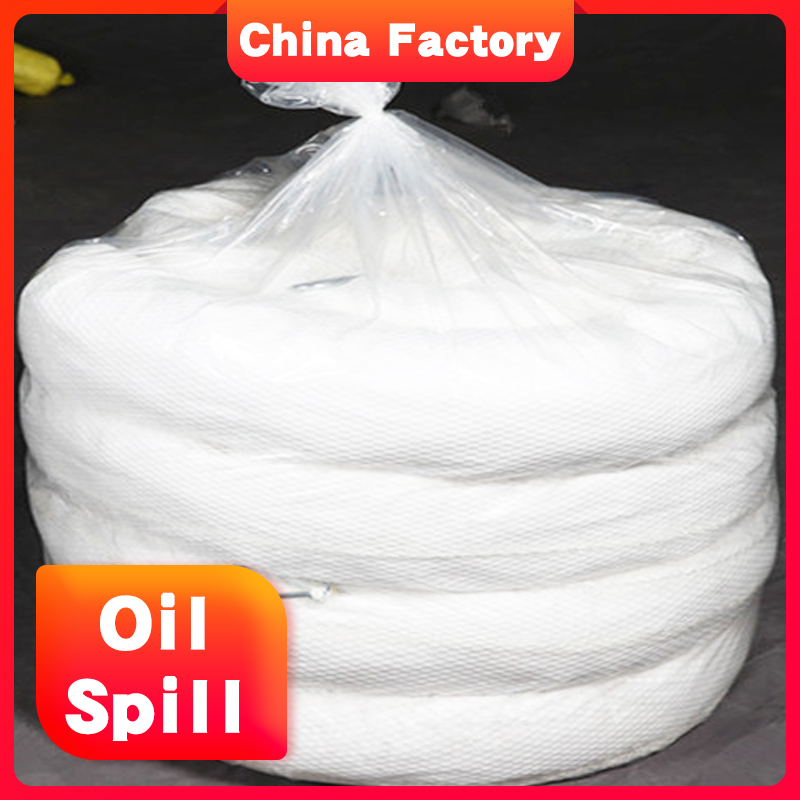 Environmental Products cloth oil absorbing sock for Oil spill from optical fiber cable factory
