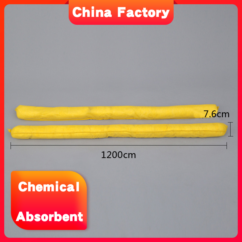 free sample Chemical resistance hazardous absorber boom for spill pollution control