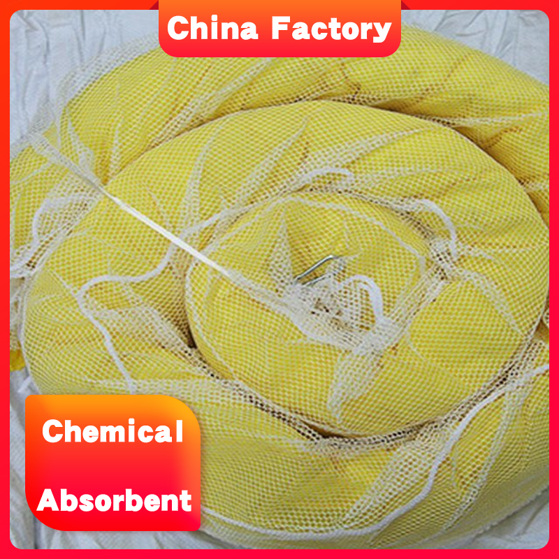 Large Absorbent Capacity cotton chemical absorbing boom for ecolab spill