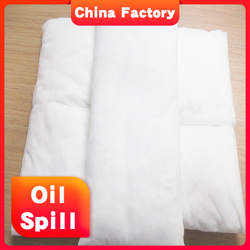 quickly absorbent 100% PP fabrics oil absorber pillow for Oil spill from oil refinery