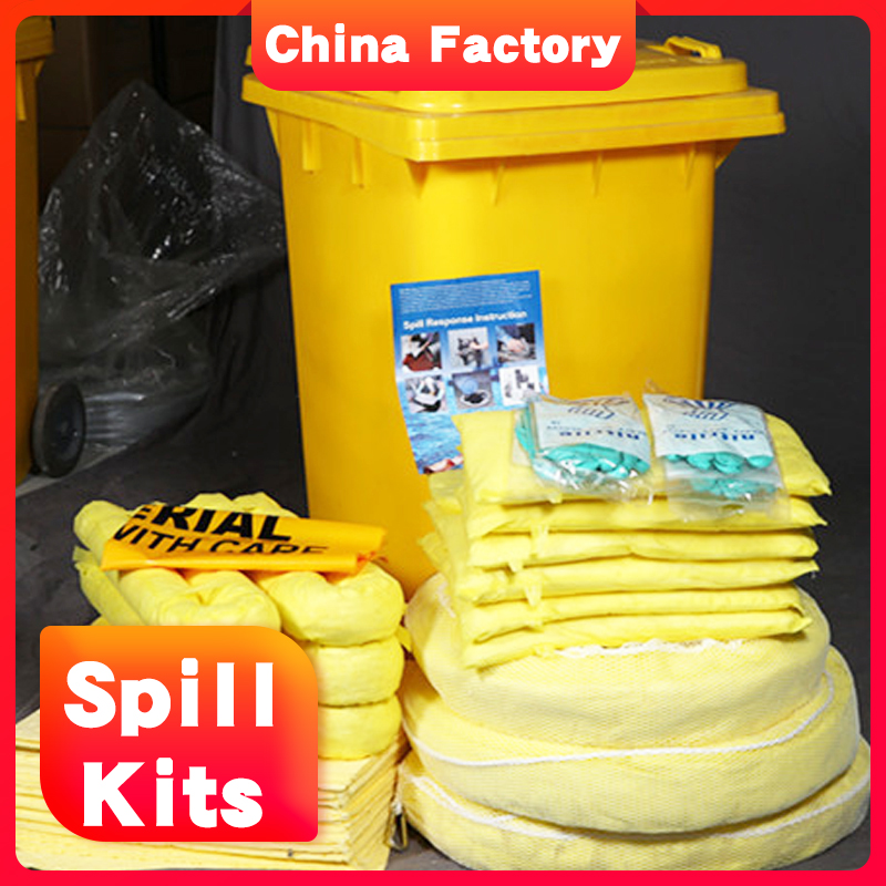High Quality 55 gal chemical spill kit on lab bench spill