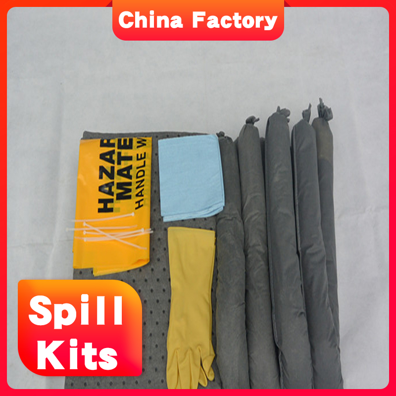 high absorbing 120l universal spill kit for control the liquid leak