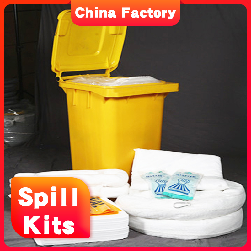 Large oil absorption 100l bag spill kit for Coastal defense oil spill