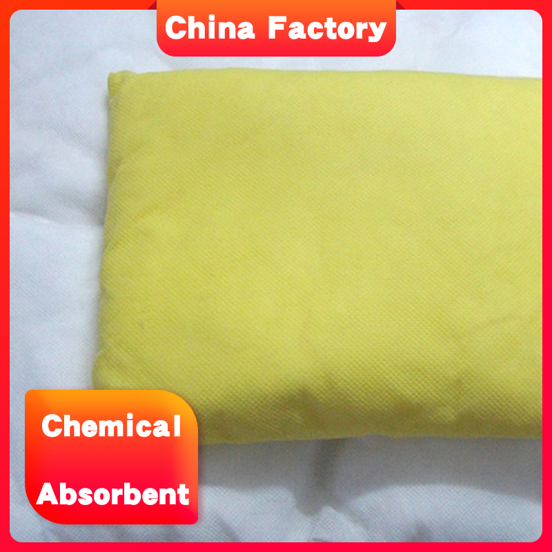 cheap strong acid hazmat absorb pillow for acid spills