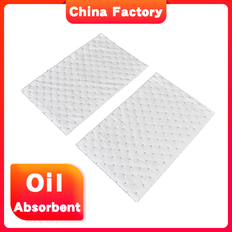 best quality 100% pp oil absorb mat for Automobile factory oil spill