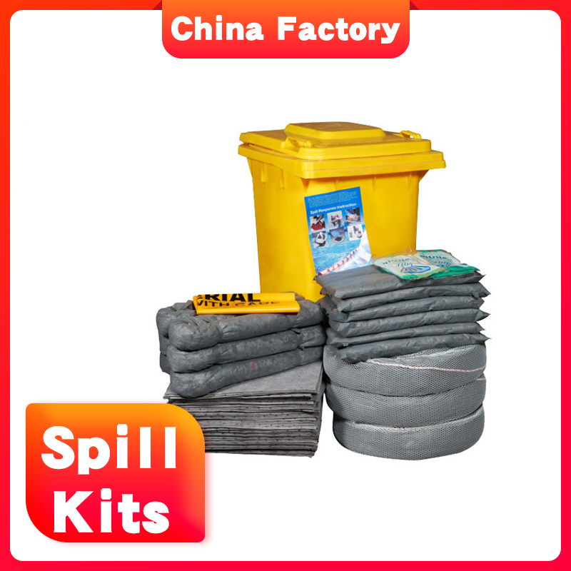 best quality bucket universal spill kit for Leaking liquid spill