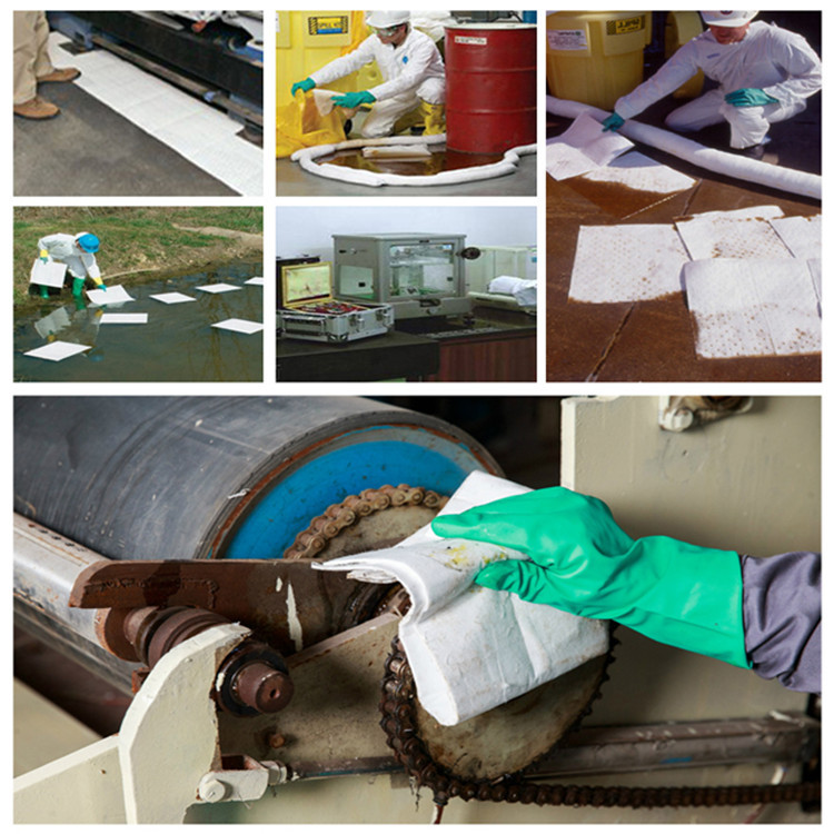 80cm*50m*2mm Spill Oil Only Absorbent Roll