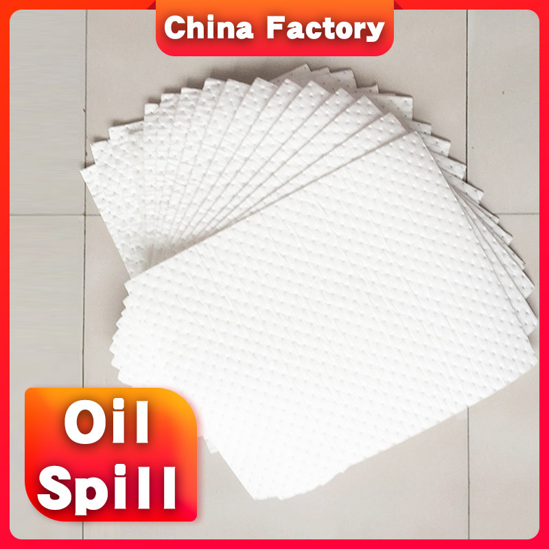 Fast oil absorption polypropylene oil absorbent pads for Ship oil spill