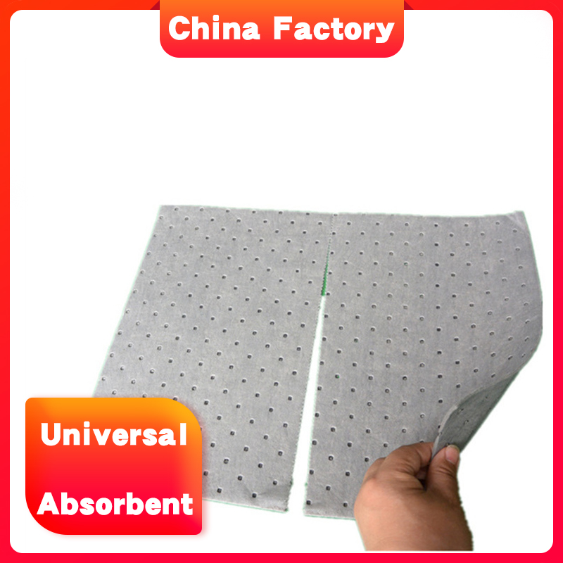 quick absorbent spill pollution control universal absorb mat for Laboratory leakage