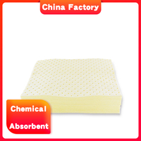 Large Absorbent Capacity cotton chemical absorber pad for ecolab spill