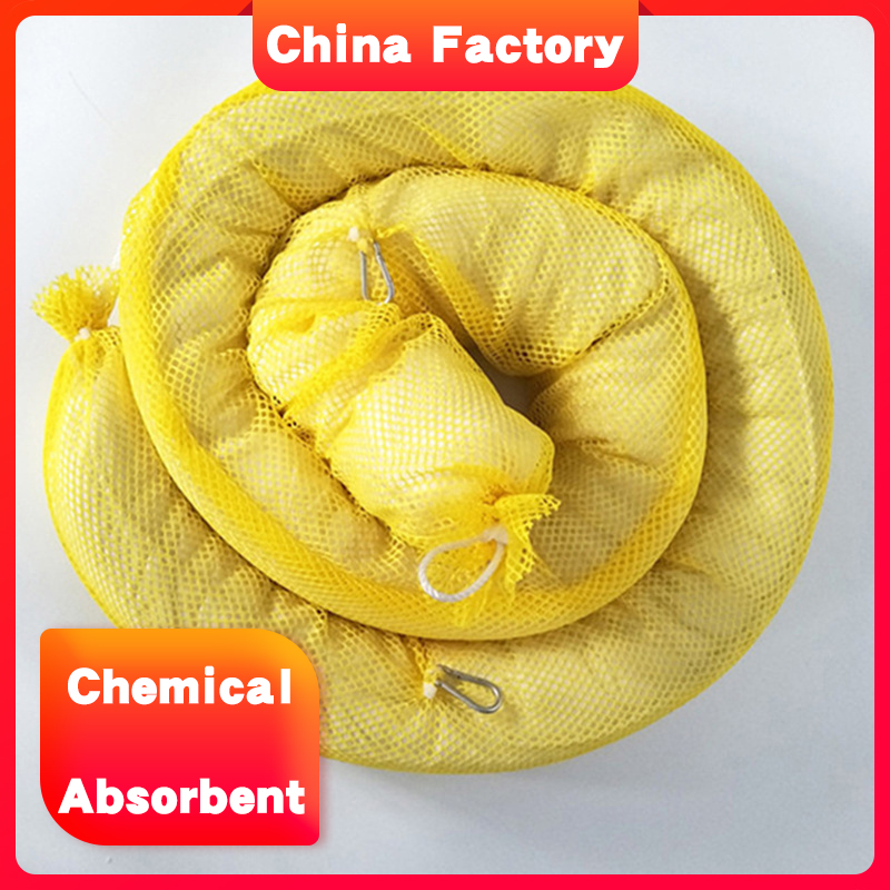 China factory 98% vitriol chemical absorb sock for base spill control spill