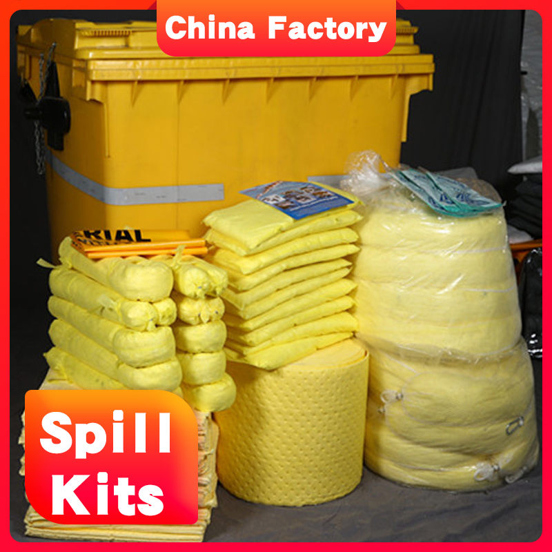 low price 67 gal chemical spill kit in a laboratory spill