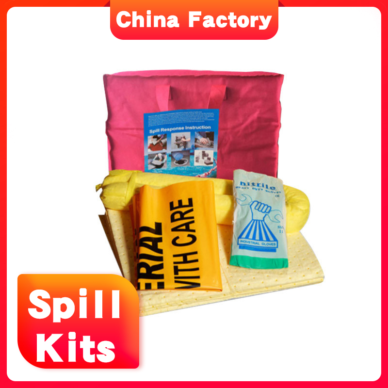 quick absorbent 150ft chemical spill kit for Leaking liquid spill