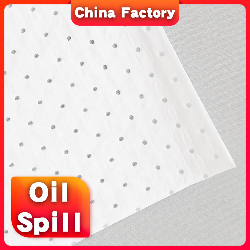Low cost polypropylene oil sorbent pads for Oil spill from municipal water treatment plant
