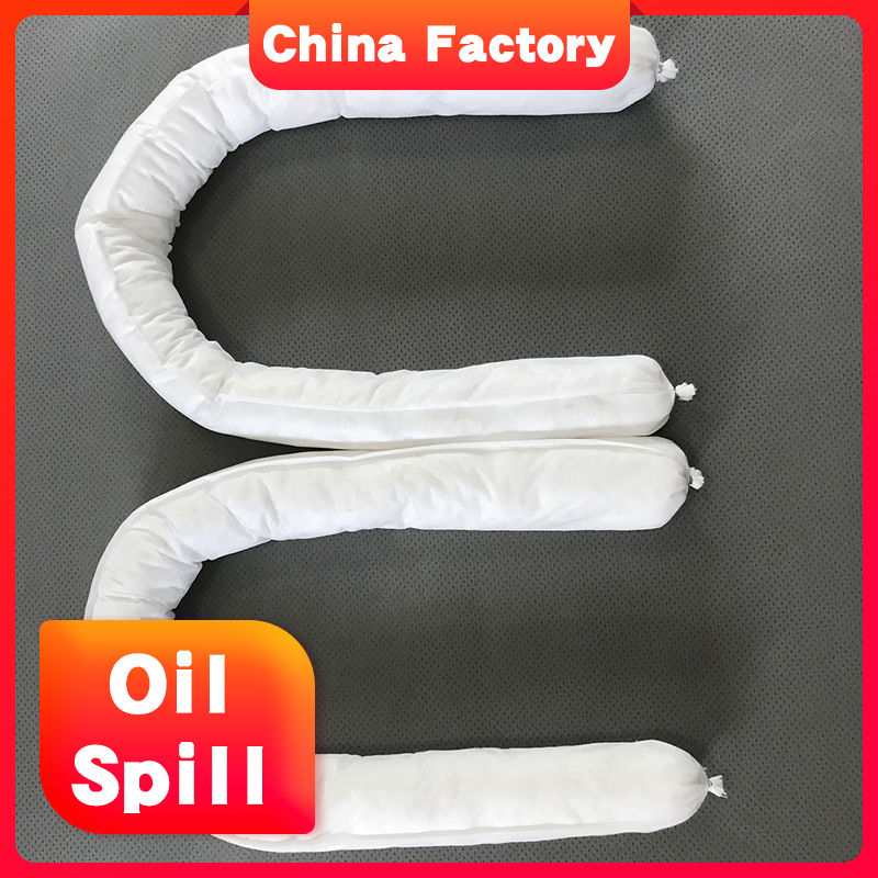 high performance Melt blown oil sorbent sock for Shipyard oil spill