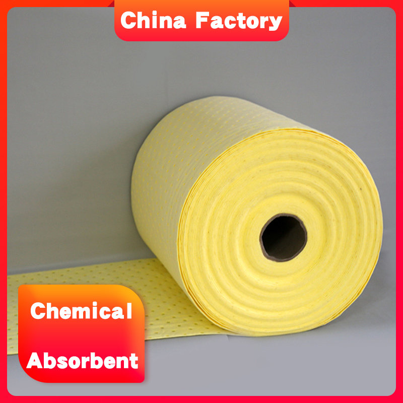 long effective industrial chemical absorbing roll in workplace spill