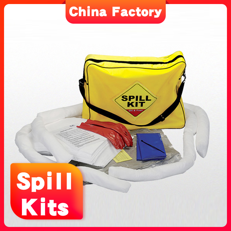 High absorbency 30l bin spill kit for Oil spill from metal processing plant