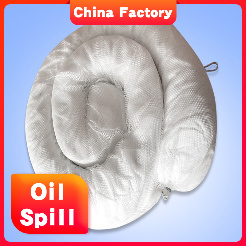 Large Absorbent Capacity Oil only oil absorber boom for Oil spill in oil depot