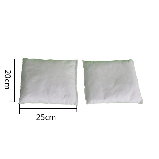 customized engine oil oil absorbent pillow for Public security fire oil spill