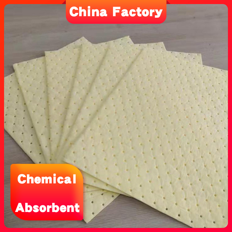 Professional manufacture response equipment hazmat sorbent sheet for lab safety spill