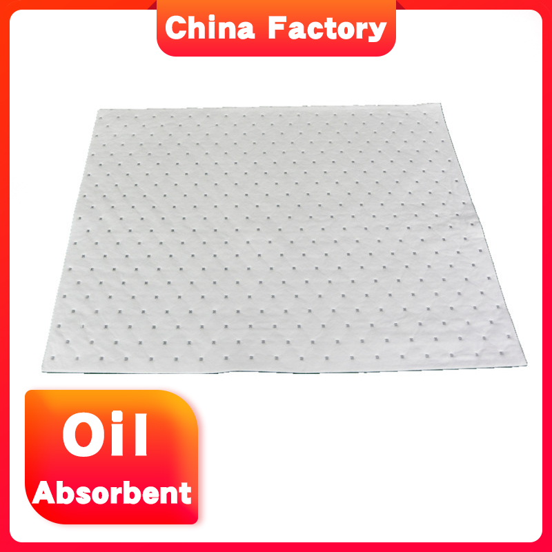 Best price 100% pp oil absorbing sheet for Oil spill from plastic factory