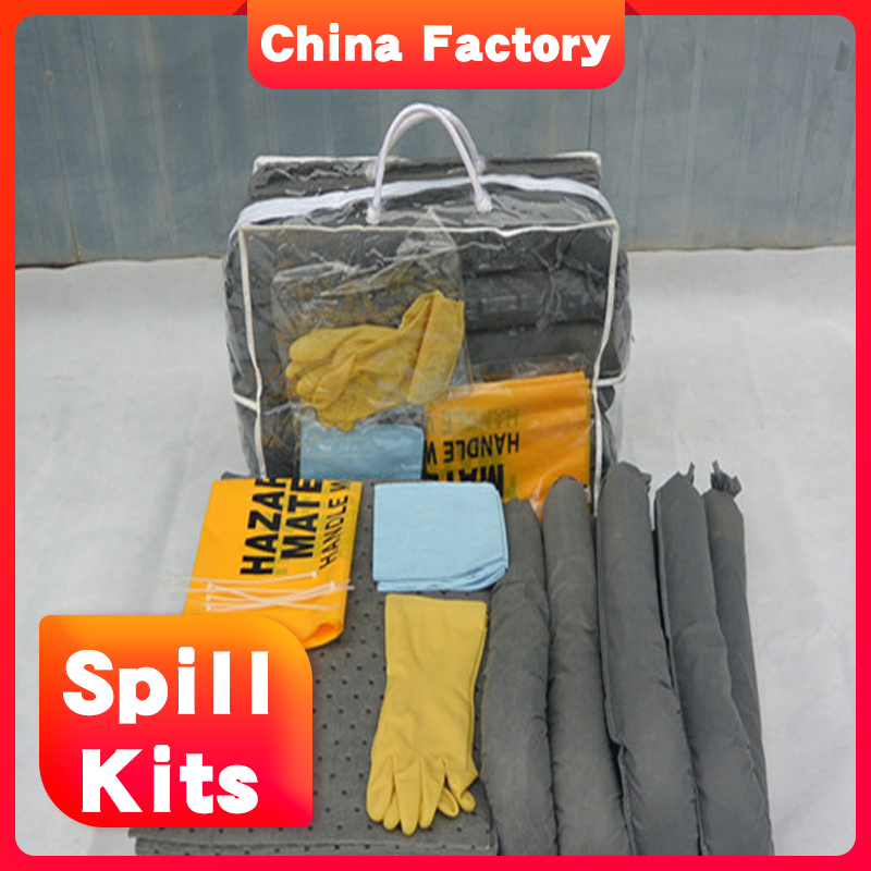 high quality gray universal spill kit for Leaking liquid spill