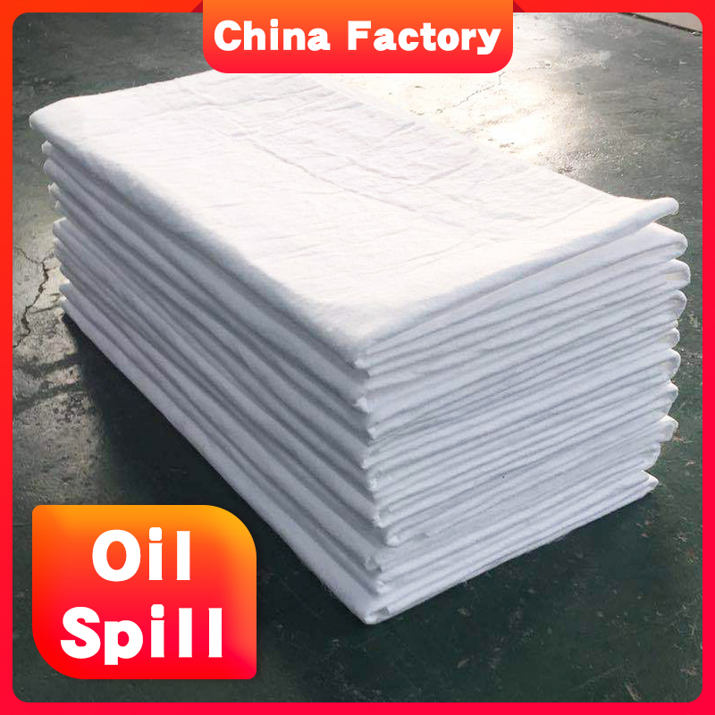 High absorbency 100% pp oil absorbing felt for Oil spill from metal processing plant