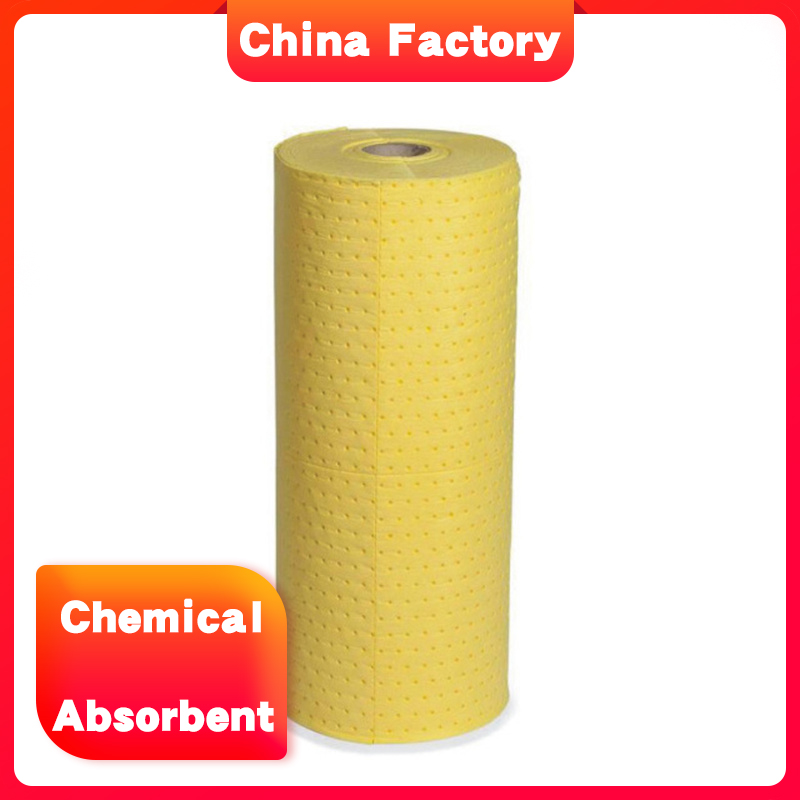Professional manufacture response equipment hazmat sorbent roll for lab safety spill