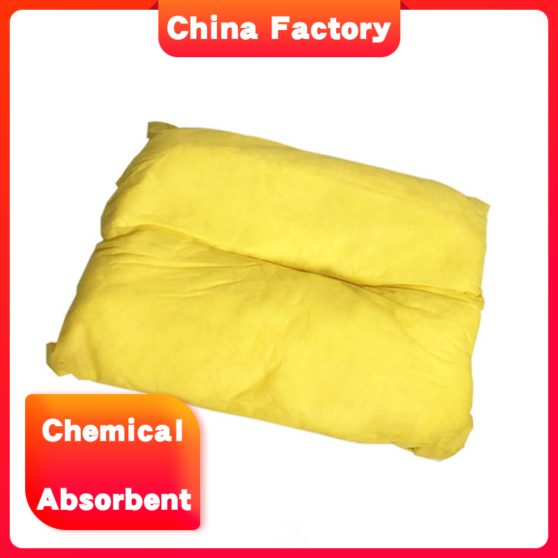 quick absorbent Spill control chemical absorber pillow for Leaking liquid spill