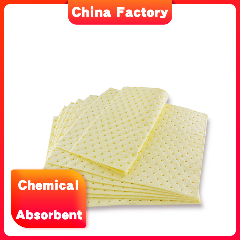 free sample Chemical resistance hazmat absorb mat for spill pollution control