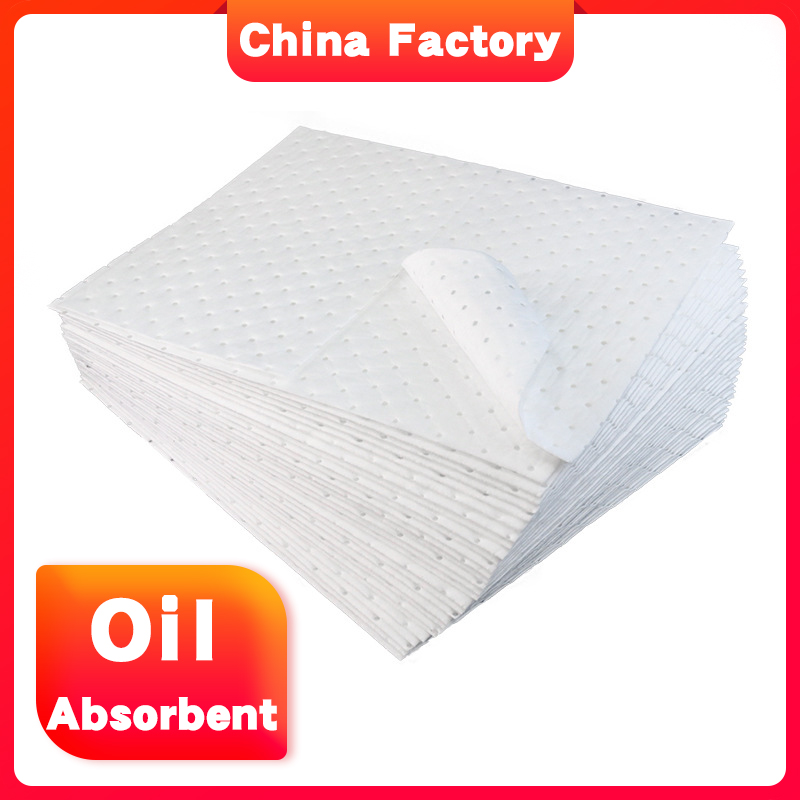 Eco-friendly 100% PP fabrics oil absorb pads for Oil spill of oil company