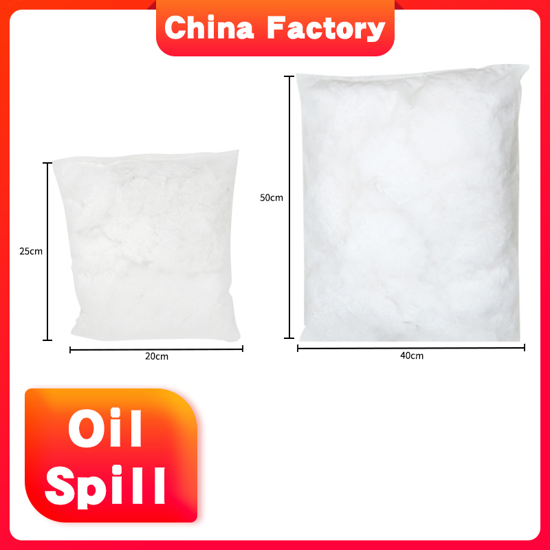 Customized cost oil absorbent pillow for Oil spill near valve
