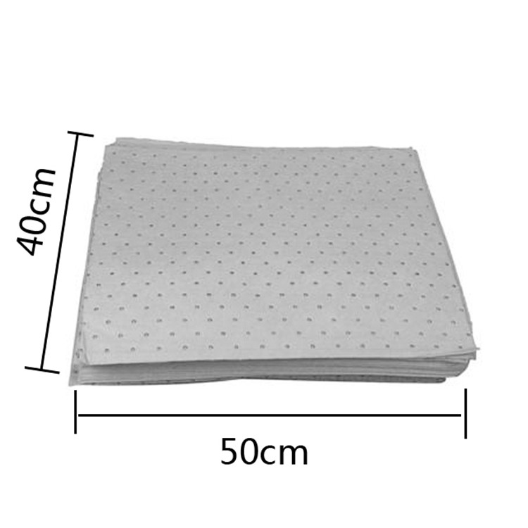 Microfiber Melt-blown Heavy Weight universal absorbent mat in workplace spill leakage